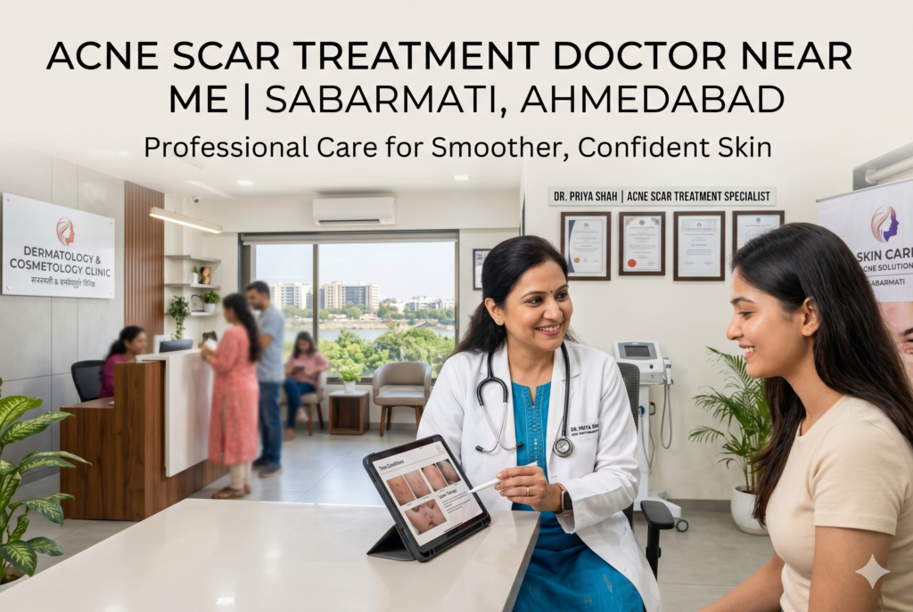 Acne Scar Treatment Doctor Near Me in Sabarmati, Ahmedabad