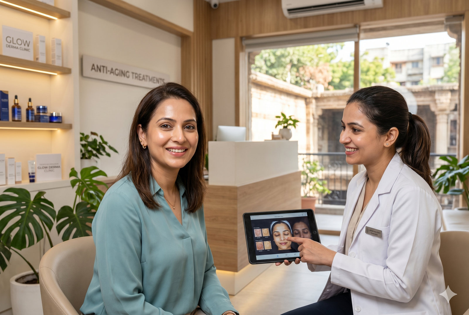 Anti Aging Skin Treatment Adalaj Ahmedabad | Dew Skin Clinic