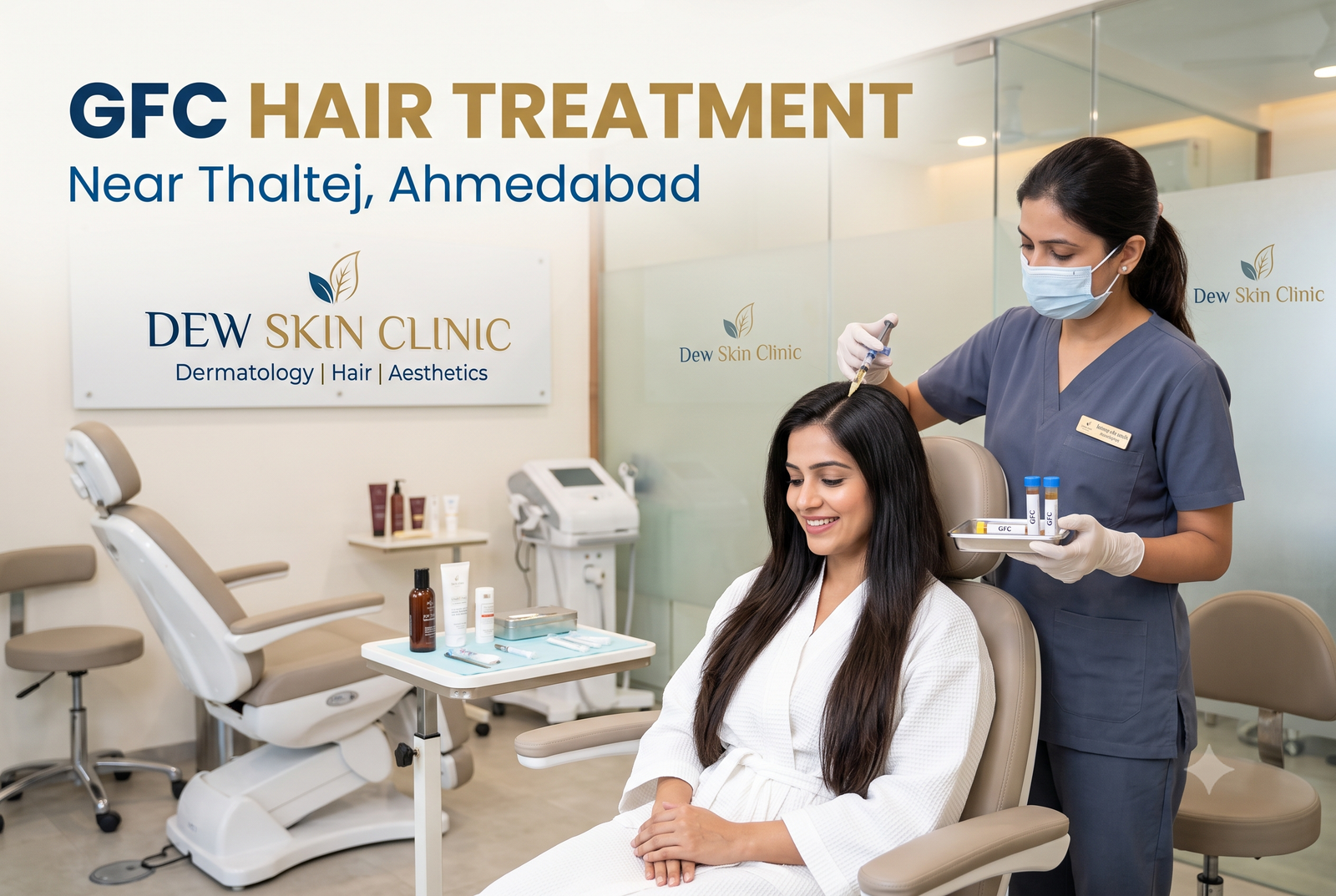GFC Hair Treatment Near Thaltej, Ahmedabad