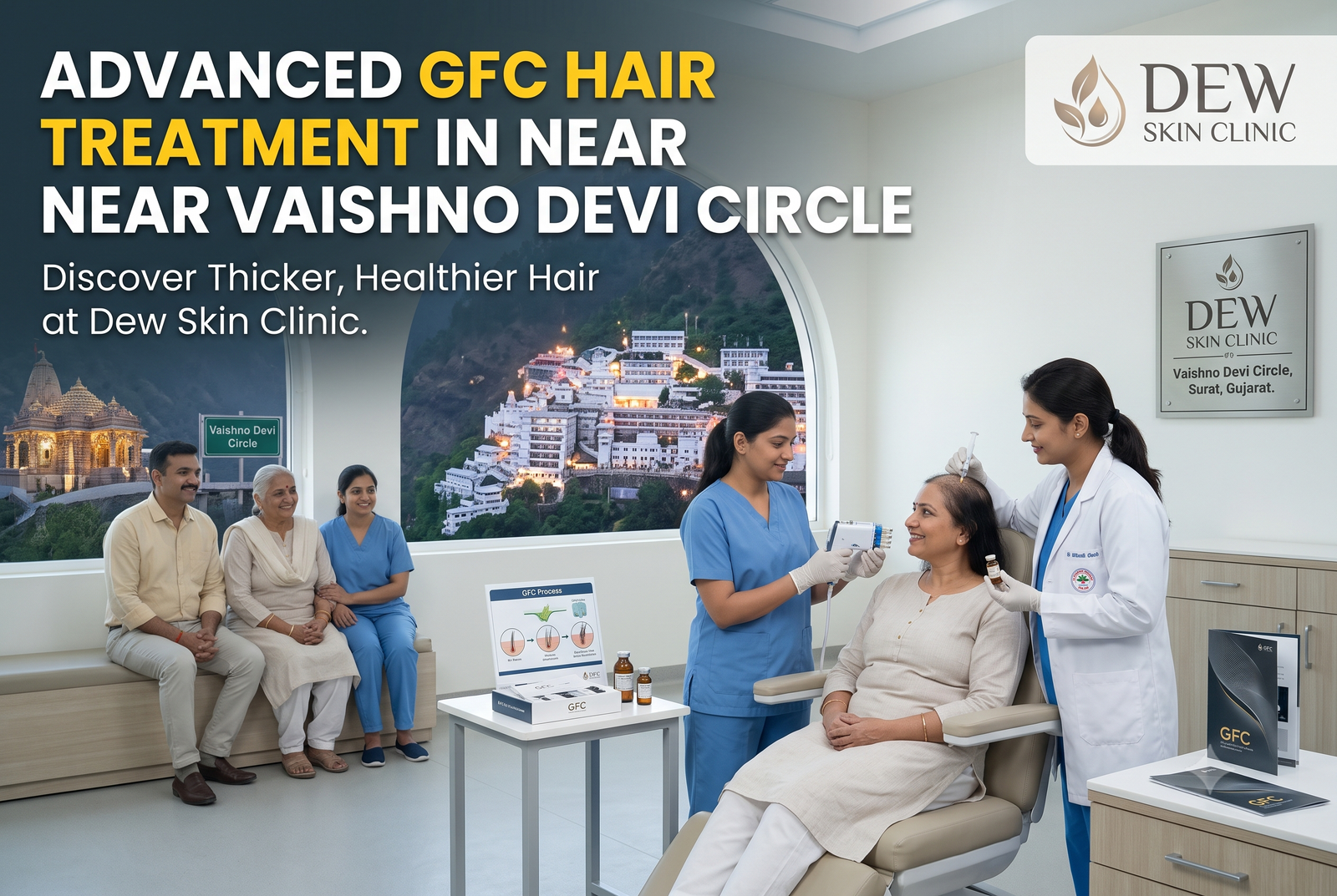 GFC Hair Treatment Near Vaishno Devi Circle, Ahmedabad
