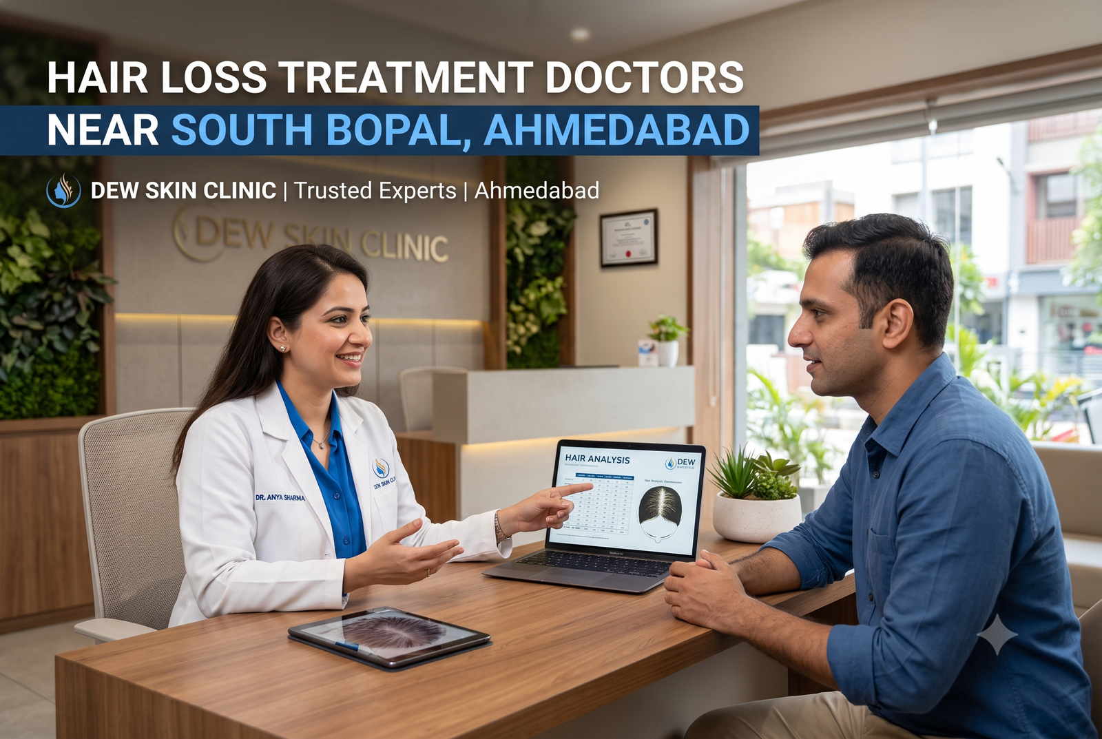 Hair Loss Treatment Doctors Near South Bopal, Ahmedabad