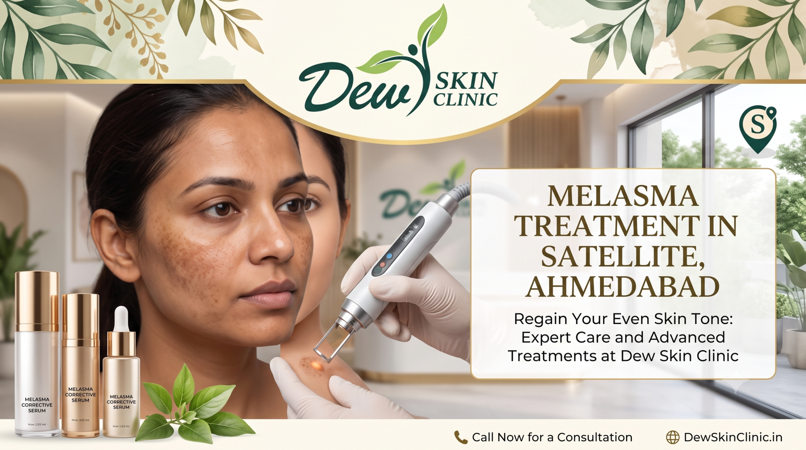 Melasma Treatment in Satellite, Ahmedabad: Causes, Options, Results & Expert Care