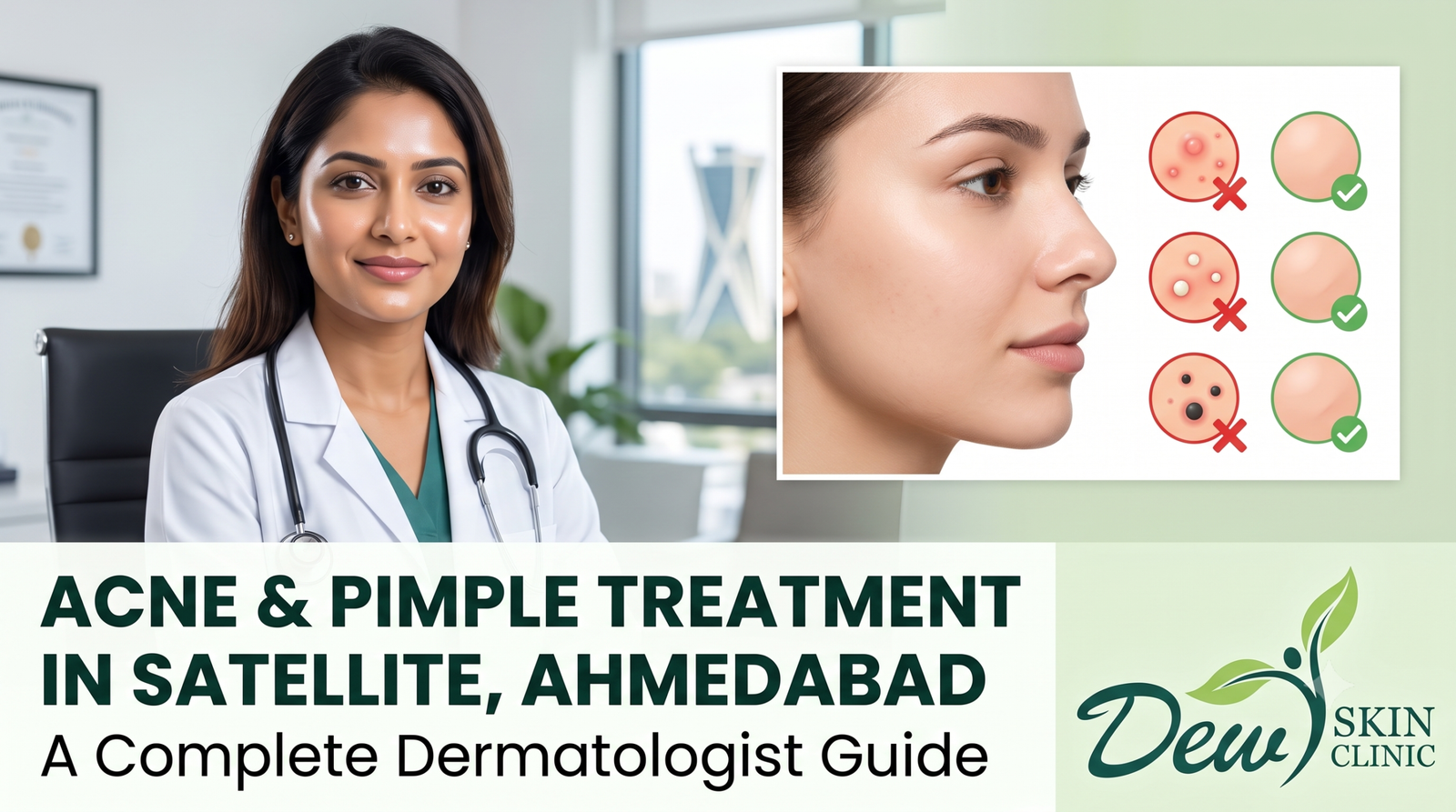 Acne & Pimple Treatment in Satellite, Ahmedabad: A Complete Dermatologist Guide