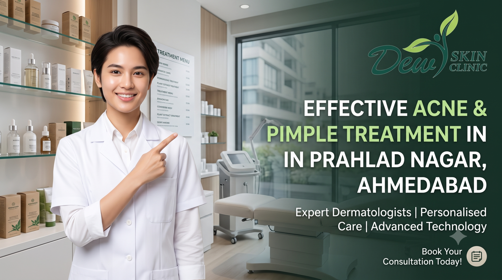 Acne & Pimple Treatment in Prahlad Nagar, Ahmedabad: A Complete Dermatologist Guide