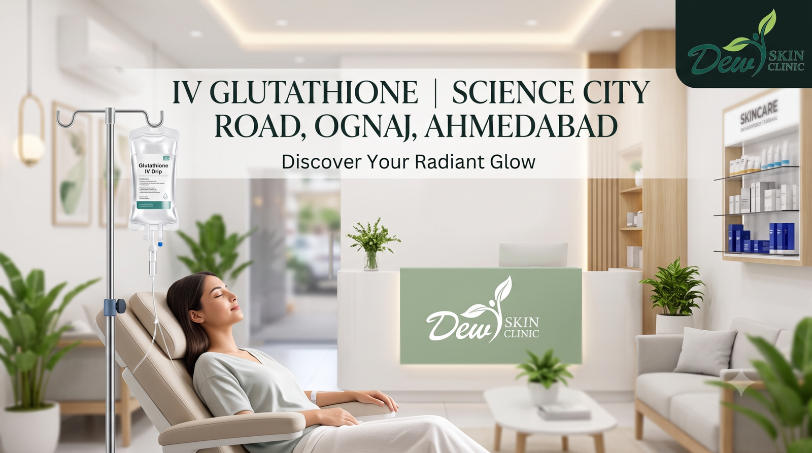 IV Glutathione in Science City Road, Ognaj | Dew Skin Clinic