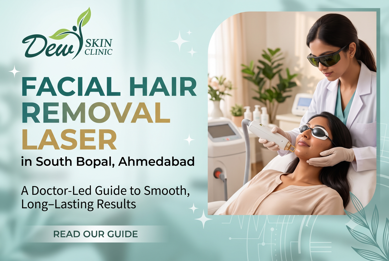 Facial Hair Removal Laser in South Bopal, Ahmedabad: A Doctor-Led Guide to Smooth, Long-Lasting Results