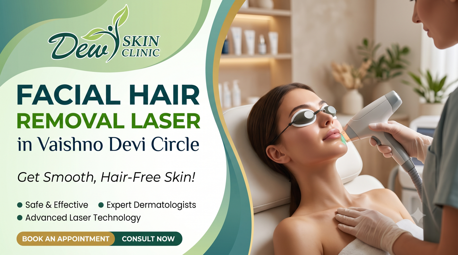 Facial Hair Removal Laser Near Vaishno Devi Circle, Ahmedabad: Complete Dermatologist Guide